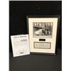 Image 1 : MARILYN MUNROE SIGNED AND CUSTOM FRAMED BANK CHEQUE (PSA LOA)