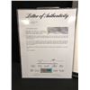 Image 3 : MARILYN MUNROE SIGNED AND CUSTOM FRAMED BANK CHEQUE (PSA LOA)