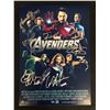 Image 1 : AVENGERS MULTI-SIGNED 8X10 PHOTO (RA COA)