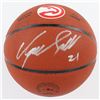 Image 1 : Dominique Wilkins Signed Hawks Logo NBA Game Ball Series Basketball (Schwartz)