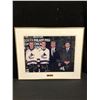 Image 1 : HENRIK AND DANIEL SEDIN, B. BURKE AND M. CRAWFORD SIGNED FRAMED PHOTO