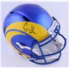 Image 1 : COOPER KUPP SIGNED LA RAMS FULL-SIZE SPEED REP HELMET (FANATICS COA)