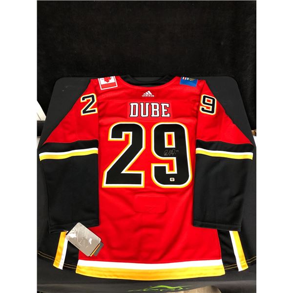 DILLION DUBE SIGNED FLAMES PRO ADIDAS JERSEY (COA)