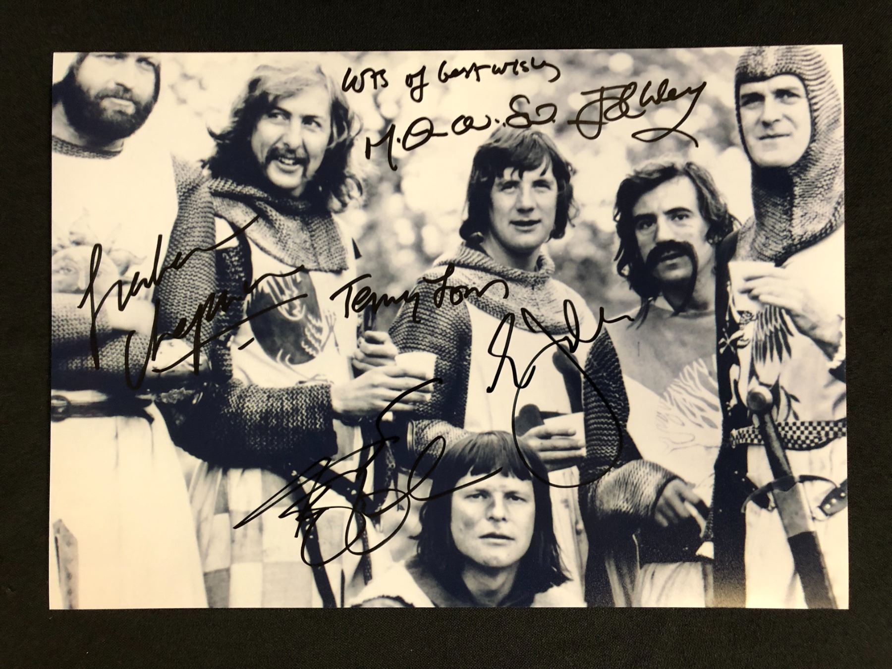 holy grail cast Images High Quality Grahic MONTY PYTHON AND THE HOLY GRAIL CAST SIGNED 8X10 PHOTO (RA COA)