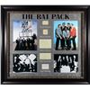 Image 1 : THE RAT PACK SIGNED CUSTOM FRAMED INDEX CARD DISPLAY 20 X 25 (BECKETT LOAS)