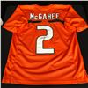 Image 1 : WILLIS MCGAHEE SIGNED MIAMI HURRICANES JERSEY (JSA COA)