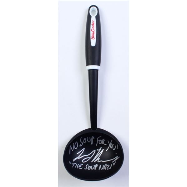 Larry Thomas Signed "Seinfeld" Soup Ladle Inscribed "No Soup for You!"