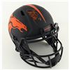 Image 1 : TERELL DAVIS SIGNED DENVER BRONCOS ECLIPSE SPEED HELMET (JSA COA)