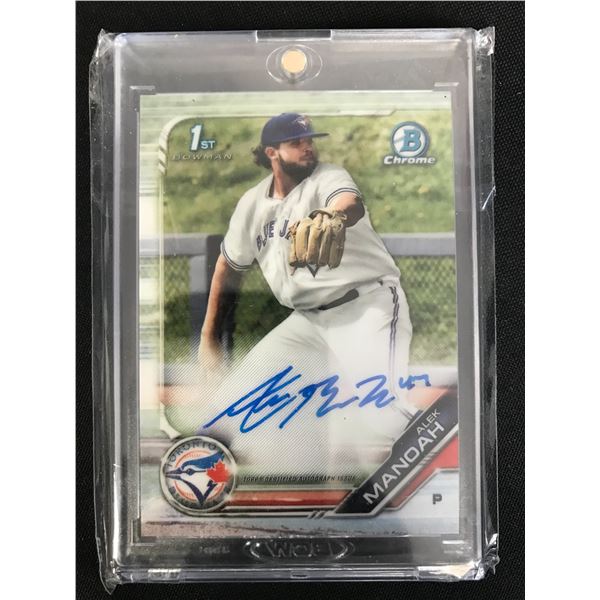 2021 BOWMAN CHROME ALEK MANOAH AUTO RC