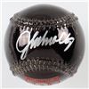 Image 1 : JOHN SMOLTZ SIGNED BLACK COOPERSTOWN BASEBALL (BECKETT COA)