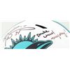 Image 2 : RICKY WILLIAMS SIGNED DOLPHINS FULL SIZE LUNAR ECLIPSE SWE HELMET (BECKETT COA