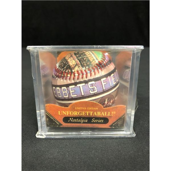 RAWLINGS LTD. EDITION NOSTALGIA SERIES EBBETS FIELD BASEBALL IN CASE