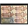 Image 1 : $1 AND $2 CANADIAN BANK NOTE LOT
