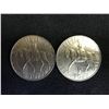 Image 1 : LOT OF TWO 1977 SILVER JUBILEE COINS