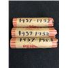Image 1 : 3 ROLLS OF 1937-1952  PENNIES