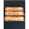 Image 1 : 3 ROLLS OF USA WHEAT PENNIES