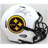 Image 1 : CHASE CLAYPOOL SIGNED STTELERS FULL SIZE LUNAR ECLIPSE HELMET ( BECKETT COA)