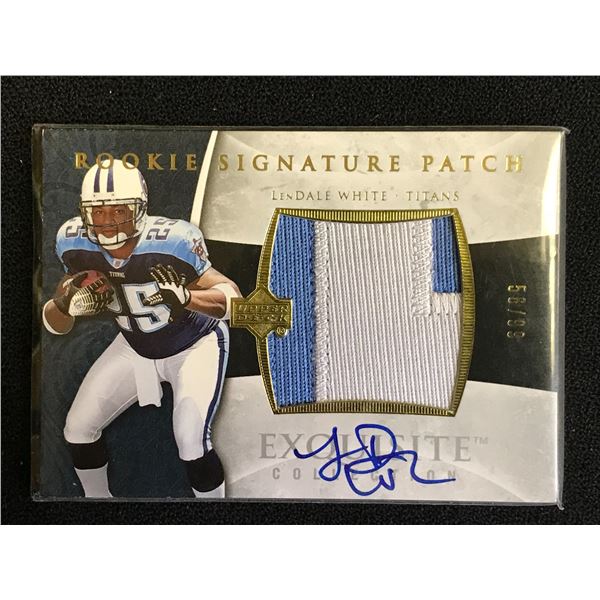 2016 EXQUISITE COLLECTION LENDALE WHITE ROOKIE PATCH AUTO 58/99