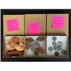 Image 1 : VARIOUS COIN LOT (COPPER PENNIES, ROUNDS AND OLD COINS)