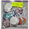 VINTAGE BAG OF POGS