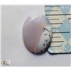 Image 1 : 27)  NATURAL 17 CT OVAL DENDRITIC OPAL GEMSTONE,