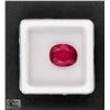 Image 1 : #61-GENUINE RED RUBY GEMSTONE 5.15CT/9.4X11.9MM