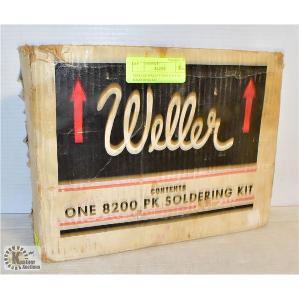 VINTAGE WELLER 8200 WELLER SOLDERING KIT