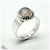 Image 1 : SV-95 SILVER ROSE QUARTZ(2.9CT) RING SIZE 10