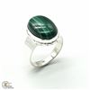 SV-67 SILVER MELAKITE(11.7CT) RING SIZE 9.5