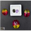 Image 1 : #76-AMETRINEMULTI-COLOR  71.20CT & CZ 8.35CT