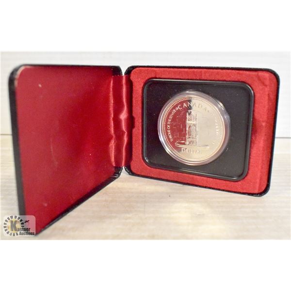 1977 CANADA SPECIMEN CASED $1 DOLLAR COIN