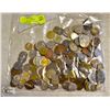 Image 1 : FILLED WITH VARIOUS WORLD COINS
