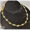 VINTAGE JADE GOLD ENCASED NECKLACE