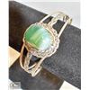 Image 1 : VINTAGE BRAIDED STONE BANGLE BRACELET