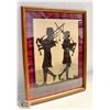 Image 1 : FRAMED PRINT - TWO LADY PIPERS