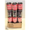 Image 1 : 12 PK OF ZEVIA ZERO CAL ENERGY DRINK GRAPEFRUIT