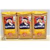 Image 1 : 3 BAGS OF QUAKER LARGE FLAKE OATS 1KG BAGS