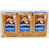 Image 1 : 3 BAGS OF QUAKER ONE MINUTE OATS 900G BAGS