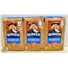 Image 1 : 3 BAGS OF QUAKER ONE MINUTE OATS 900G BAGS