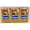 Image 1 : 3 BAGS OF QUAKER ONE MINUTE OATS 900G BAGS