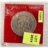 Image 1 : 1967 GIBRALTAR CROWN SILVER COIN
