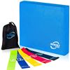 Image 1 : NEW SS FOAM BALANCE BOARD WITH 5 RESISTANCE BANDS