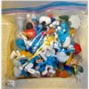 Image 1 : LARGE LOT OF MCDONALDS SMURFS WITH HOUSE