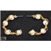 Image 1 : EARRINGS VINTAGE (GOLD/PEARL DESIGN)