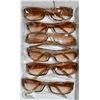 Image 1 : CASE OF 6 SMOKED BROWN DESIGNER SUNGLASSES