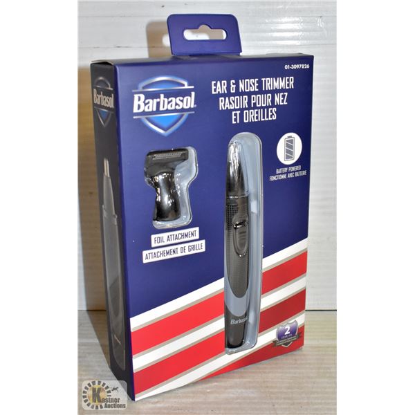 NEW BARBASOL EAR AND NOSE HAIR TRIMMER