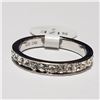 Image 1 : JP747-168 SILVER CZ ETERNITY RING