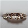 Image 1 : JP747-190 SILVER WHITE TOPAZ MORGANITE RING