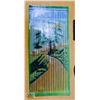 Image 1 : ASIAN LANDSCAPE BAMBOO BEADED CURTAIN