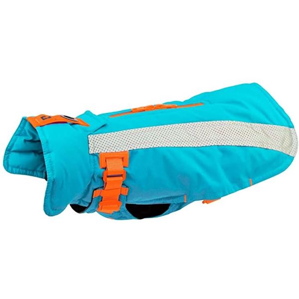 NEW RCPETS VORTEX PARKA TEAL/ORANGE 12"